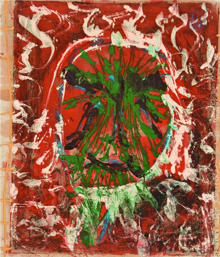 A painting by Markus Lupertz.(Photo/China Daily