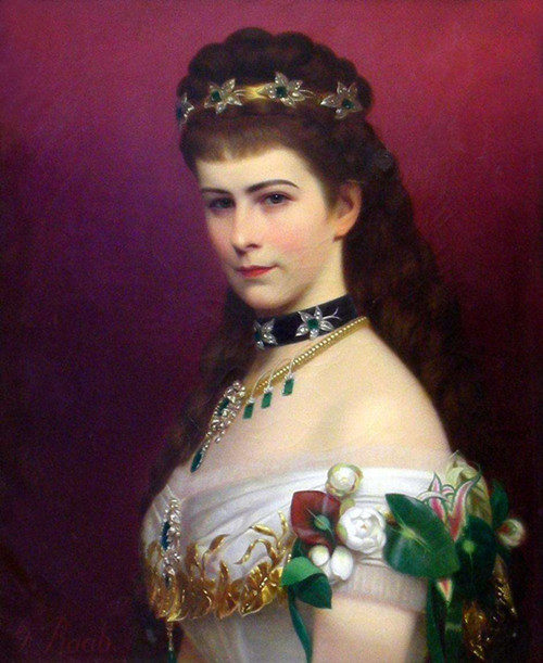 A portrait of Princess Sissi. (Photo/Screenshot of Pinterest