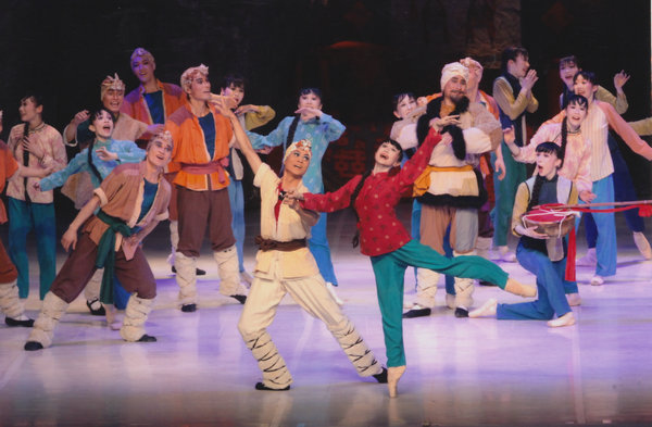 Japan's Matsuyama Ballet Troupe will tour China with its signature work, The White-Haired Girl. (Photo provided to China Daily)