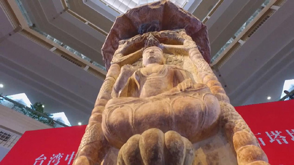 The Dengyu Stone Tower was made in Tang Dynasty. (Photo/CGTN )