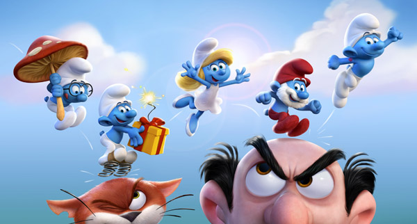 The new animated feature Smurf: The Lost Village, a reboot of the Smurf franchise, has brought the blue-skin humanoids back to the big screen. Provided To China Daily