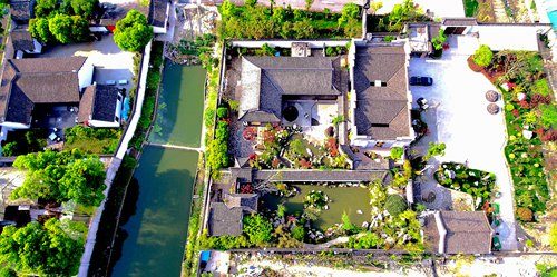 A bird's-eye view of the restored Nanyuan Garden