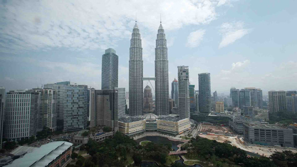 Xiamen University��s Malaysia campus. (Photo/Screenshot from CGTN video)