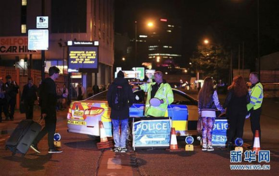 British Prime Minister Theresa May said police know the name of the suicide bomber who killed 22 adults and children and injured 59 others in Manchester. (Source: Xinhuanet)