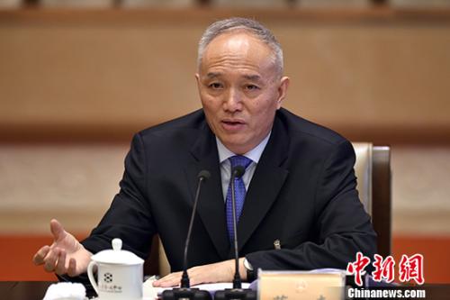 Cai Qi. (File photo/Chinanews.com)