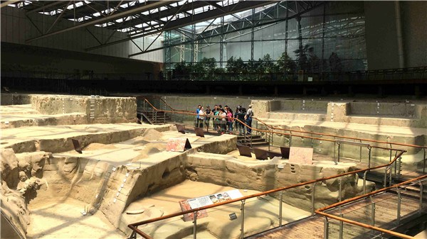 Over 5,000 gold, jade and ivory works have been unearthed since 2001 at Jinsha excavation site. (CGTN Photo)