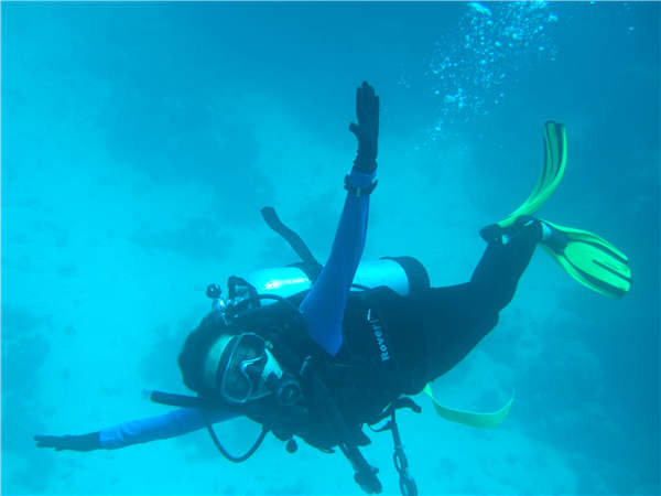 Qian Haiying, founder of the Banff China film festival that promotes outdoor and nature documentaries, is herself a fan of outdoor sportsdiving, running and skiing.