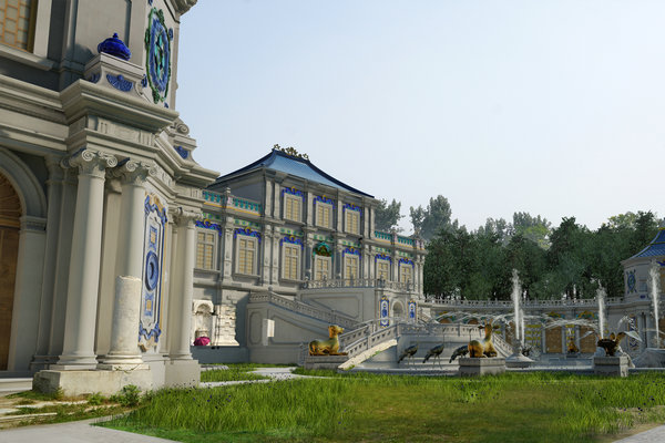 Xieqiqu (harmonious wonder) is noted for containing China's first European-style water feature. (Photo provided to China Daily)