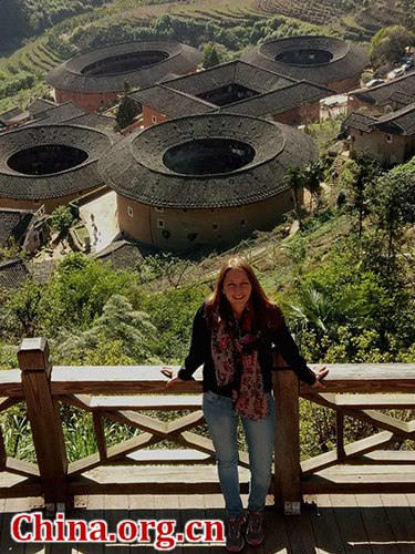 Pilar de Borbon from Argentina is studying Chinese Linguistics as a postgraduate in Beijing Language and Culture University. (Photo provided to China.org.cn)