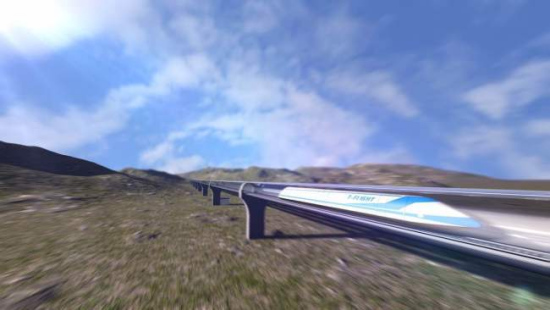 How the CASIC hyperloop might look.