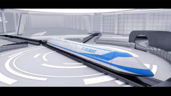 How the CASIC hyperloop might look.