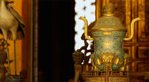 A scene from Secrets of China's Forbidden City. [Photo/Screen capture of Secrets of China's Forbidden City]