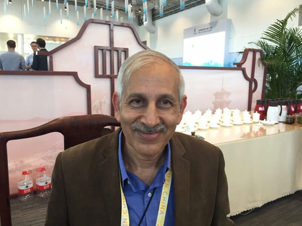 Atul Aneja from The Hindu. (Photo provided to chinadaily.com.cn)