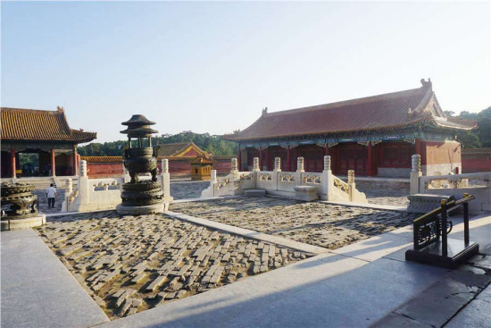 The Tailing, the Emperor Yongzheng's tomb, in Yixian county, Baoding city, Hebei province, on Sept 6. [Photo by Bi Nan/chinadaily.com.cn]