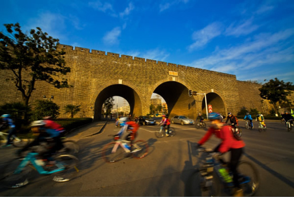 City wall in Nanjing city, Jiangsu Province (Photo via official website of Nanjing City Wall)