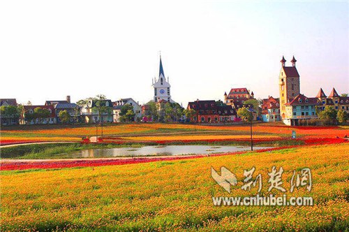A distant view of Damara Village in Wuhan, capital of Hubei province. (Photo/cnhubei.com)
