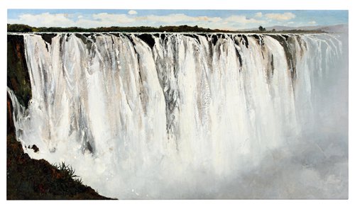 The Great Fall of Tanzania by Wu Guanzhong (Photo/Courtesy of SUTTON Hong Ko)