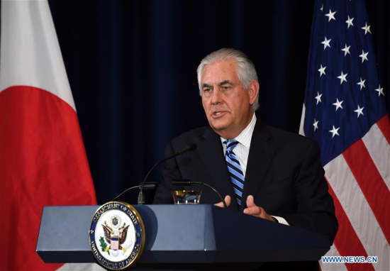 U.S. Secretary of State Rex Tillerson (Xinhua file photo)