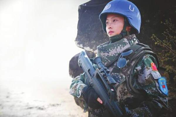 Zhang Qin is on duty. (Photo/Western China City Daily)