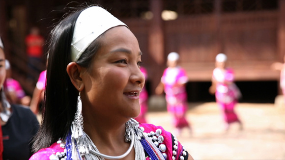 Yang Na, the only Wa delegate to the 19th National Congress of the Communist Party of China. (CGTN Photo)