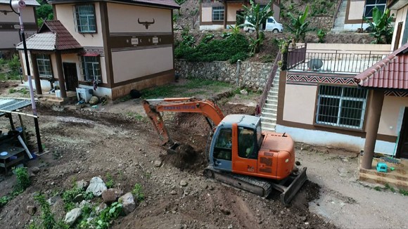 Development can be seen everywhere in the Wa region. (Photo/CGTN)