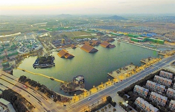 A file photograph of the Guangfulin archaeological site. (Zhang Suoqing)