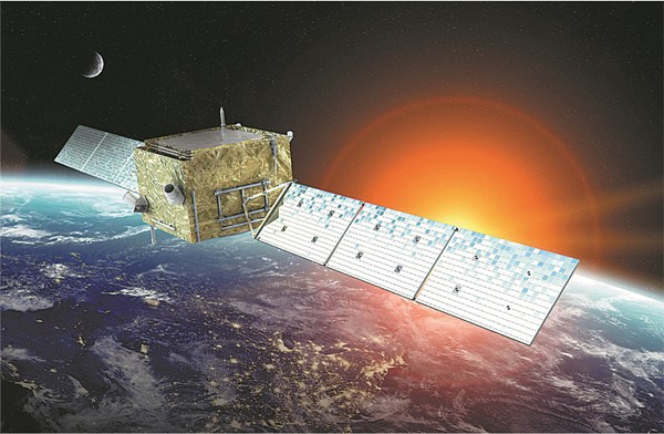 Illustration of the Wukong space telescope.(Photo provided to China Daily)