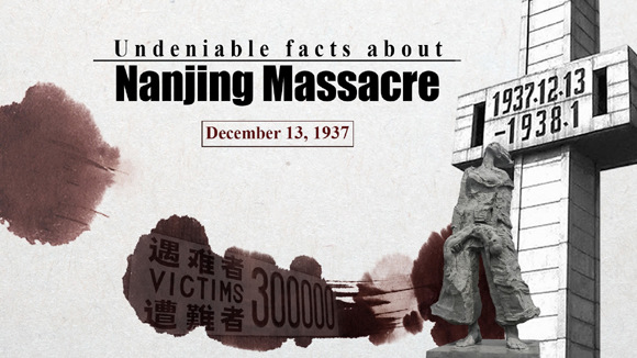 December 13 marks National Memorial Day for Nanjing Massacre Victims. (Photo/CGTN)