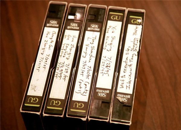 Tapes recorded by Iris Chang, author of The Rape of Nanking. (China Daily)
