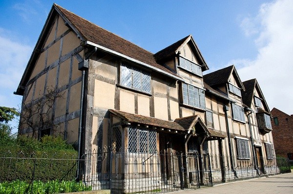 Shakespeare's Birthplace in the UK saw a 20 percent increase in Chinese visitors this year. (Photo provided to chinadaily.com.cn)