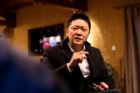 Yu He, founder of Kuke Music, has expanded his business from classical music to other genres such as Chinese folk music. Photo provided to China Daily