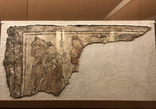 Ancient wall paintings from Shanxi Museum (Photo/GT)