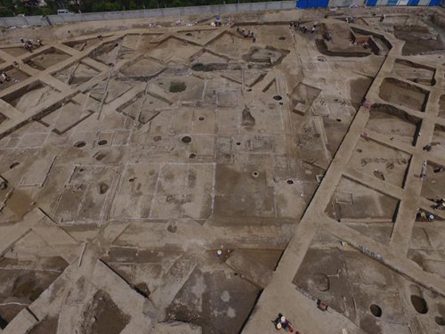 The Taicang excavation site in Taicang, Jiangsu Province (Photo/Courtesy of Wang Guangyao)