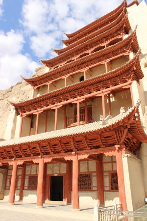 The Mogao Grottoes house hundreds of caves full of Buddhist art wonders spanning a millennium. (Photo provided to China Daily)