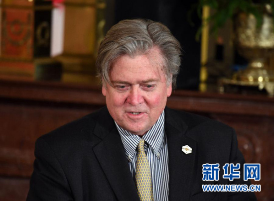Steve Bannon (Xinhua file photo)