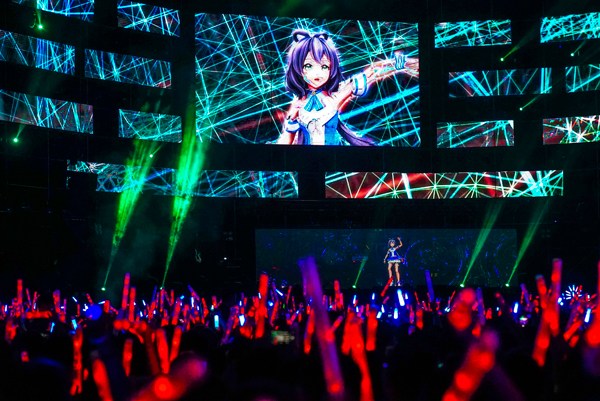 A concert hosted by popular video-sharing site Bilibili, which boasts the largest group of young Chinese ACGN fans, was held in Shanghai in 2016.  (Photo by Lai Xinlin/for China Daily)