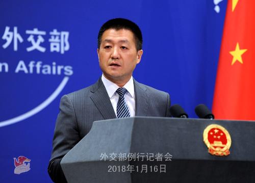 Foreign Ministry spokesman Lu Kang (Photo source:fmprc.gov.cn)
