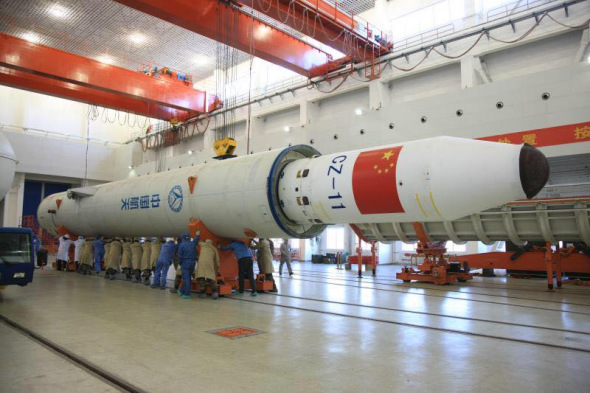 The Long March 11 carrier rocket. (Photo/chinadaily.com.cn)