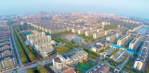 A panoramic view of Daicun village.(Photo provided to China Daily)