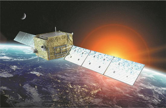 Illustration of the Wukong space telescope.(Photo provided to China Daily)