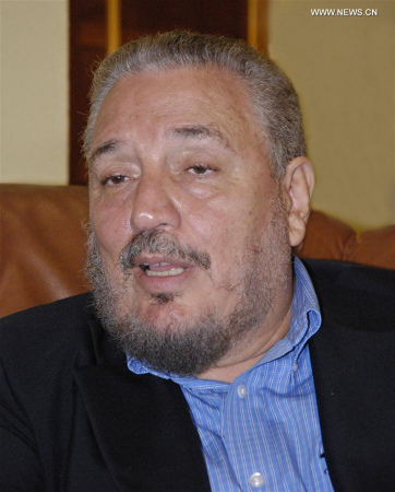 File photo taken on Sept. 19, 2012 shows the image of Fidel Castro Diaz-Balart. Fidel Castro Diaz-Balart, the eldest son of late Cuban revolutionary leader Fidel Castro, took his own life Thursday morning after being treated for depression for months, an official release said. (Xinhua/GRANMA)