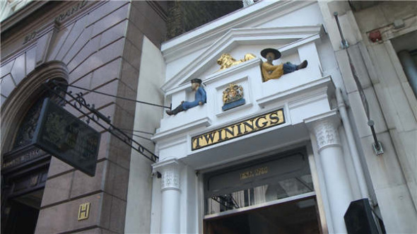 Twinings shop in London, founded in 1706. (Photo provided to chinadaily.com.cn)