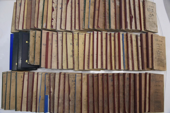 Yu Xiangyang's notebooks, Jan 30, 2018. (Photo/Xinhua)