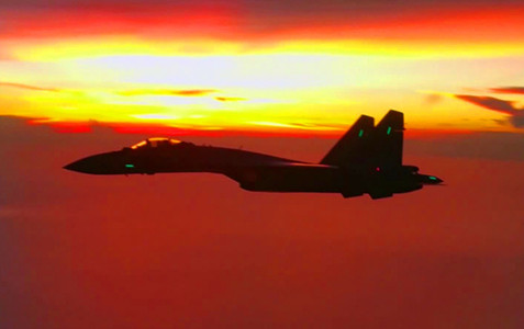 The Chinese air force recently sent its Su-35 fighter jets to take part in a joint combat patrol over the South China Sea. (Photo/Weibo of the Air Force) The Chinese air force recently sent its Su-35 fighter jets to take part in a joint combat patrol over the South China Sea. (Photo/Weibo of the Air Force)