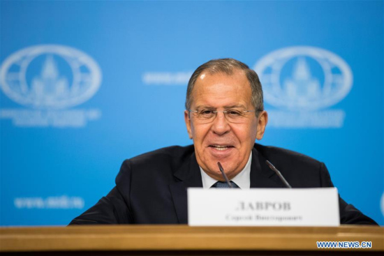 ussian Foreign Minister Sergey Lavrov (Xinhua file photo)
