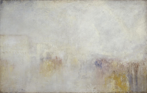 J. M. W. Turner - Riva degli Schiavone, Venice, Water Fete 1845 (Photo provided to China Daily)