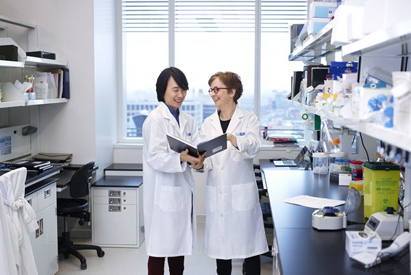 Professor Janet Rossant, Laureate for North America, recognized for her outstanding research that helped to better understand how tissues and organs are formed in the developing embryo. (Photo provided to China Daily)