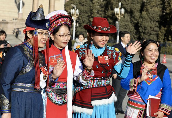 Deputies to the NPC and members of the CPPCC National Committee attend the two sessions in Beijing. [Photo/China Daily]