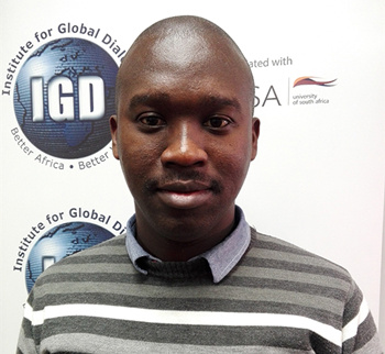 Sikhumbuzo Zondi, research assistant at the Institute for Global Dialogue associated with the University of South Africa