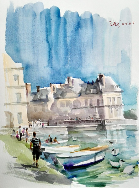 A painting by Chinese painter Yang Yulong. (Photo provided to chinadaily.com.cn)